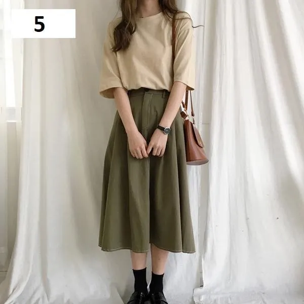 Solid Loose T-Shirt