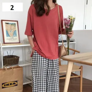 Solid Loose T-Shirt