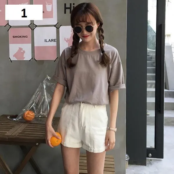 Solid Loose T-Shirt