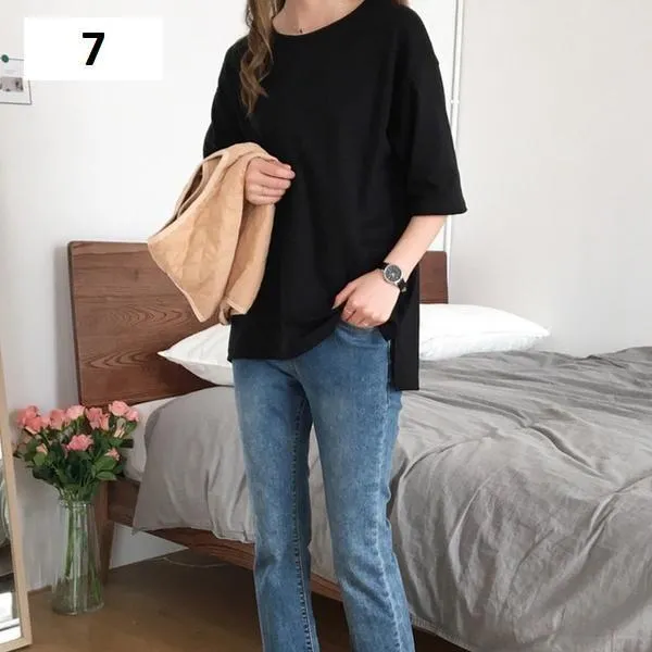 Solid Loose T-Shirt