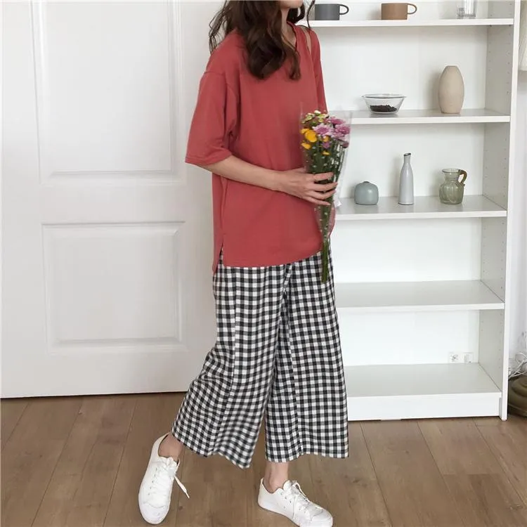 Solid Loose T-Shirt