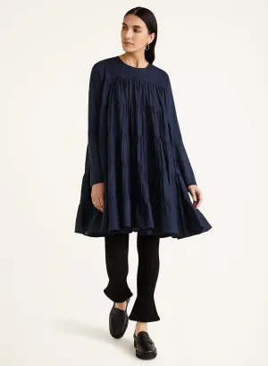 Soliman Dress in Navy