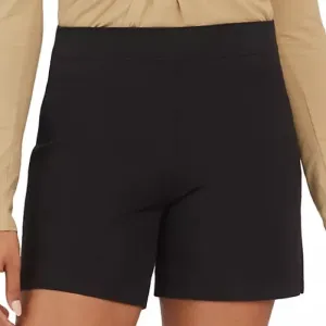 Spanx Small Shorts Polished 6&quot; On-the-Go Shorts in Classic Black NWT