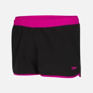 Speedo Water Swim 12-inch Women's Shorts -Black/Electric Pink