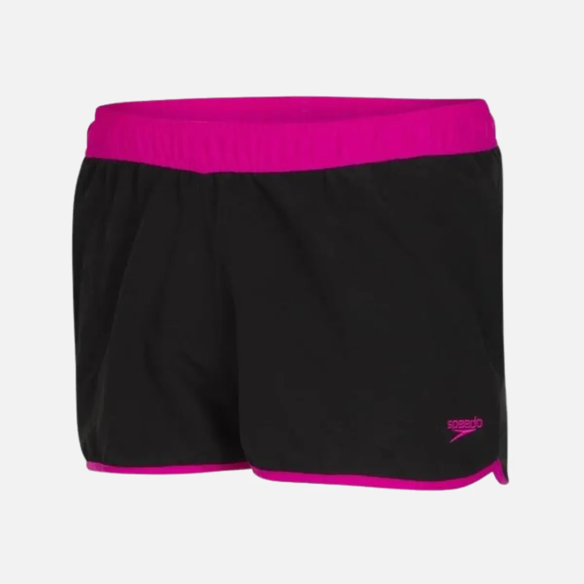 Speedo Water Swim 12-inch Women's Shorts -Black/Electric Pink