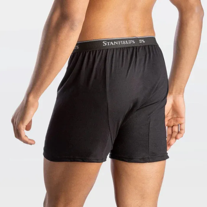 Stanfields Men's Supreme Knit Boxer Shorts - 2 Pack