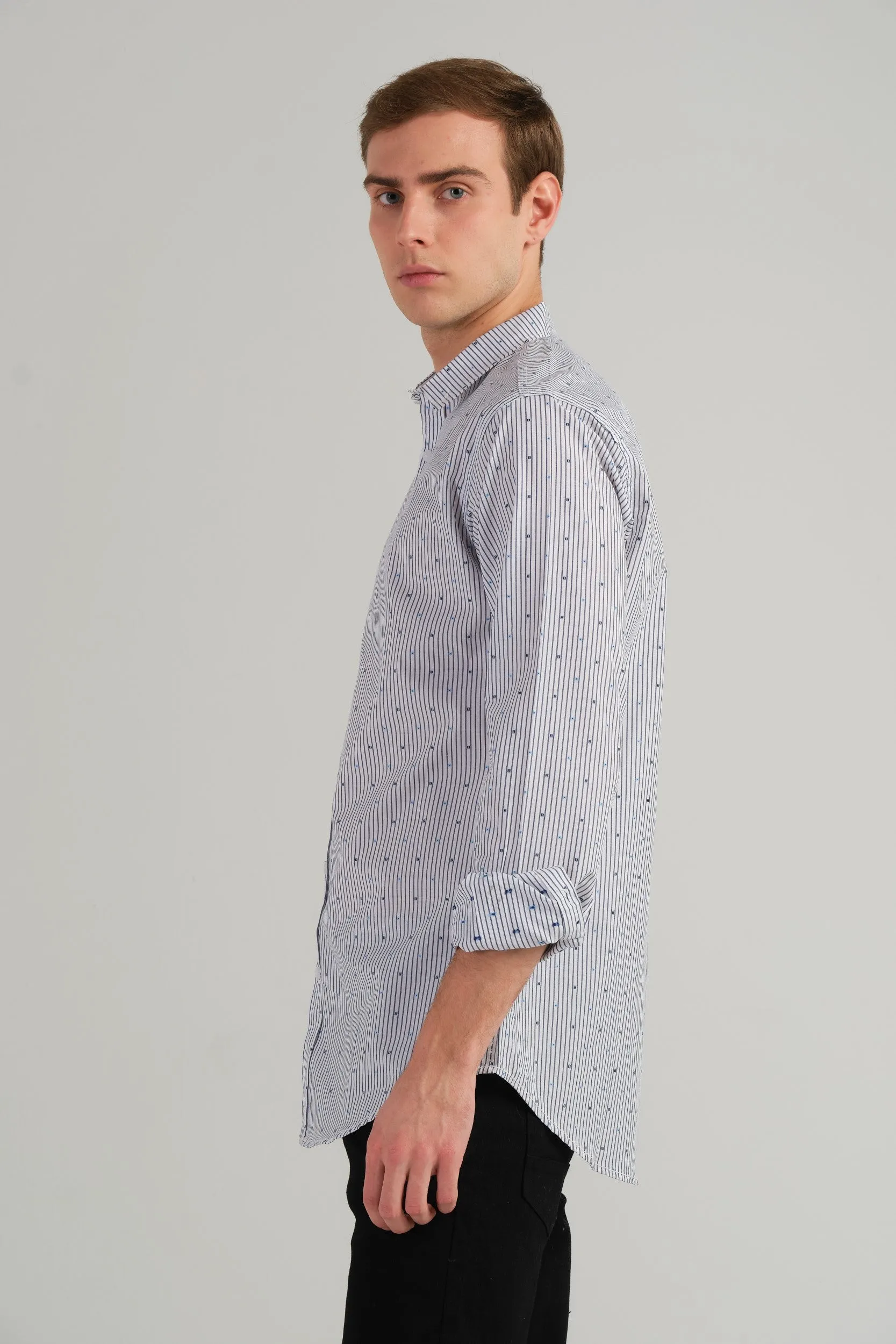 STRIPE SLIM FIT SHIRT