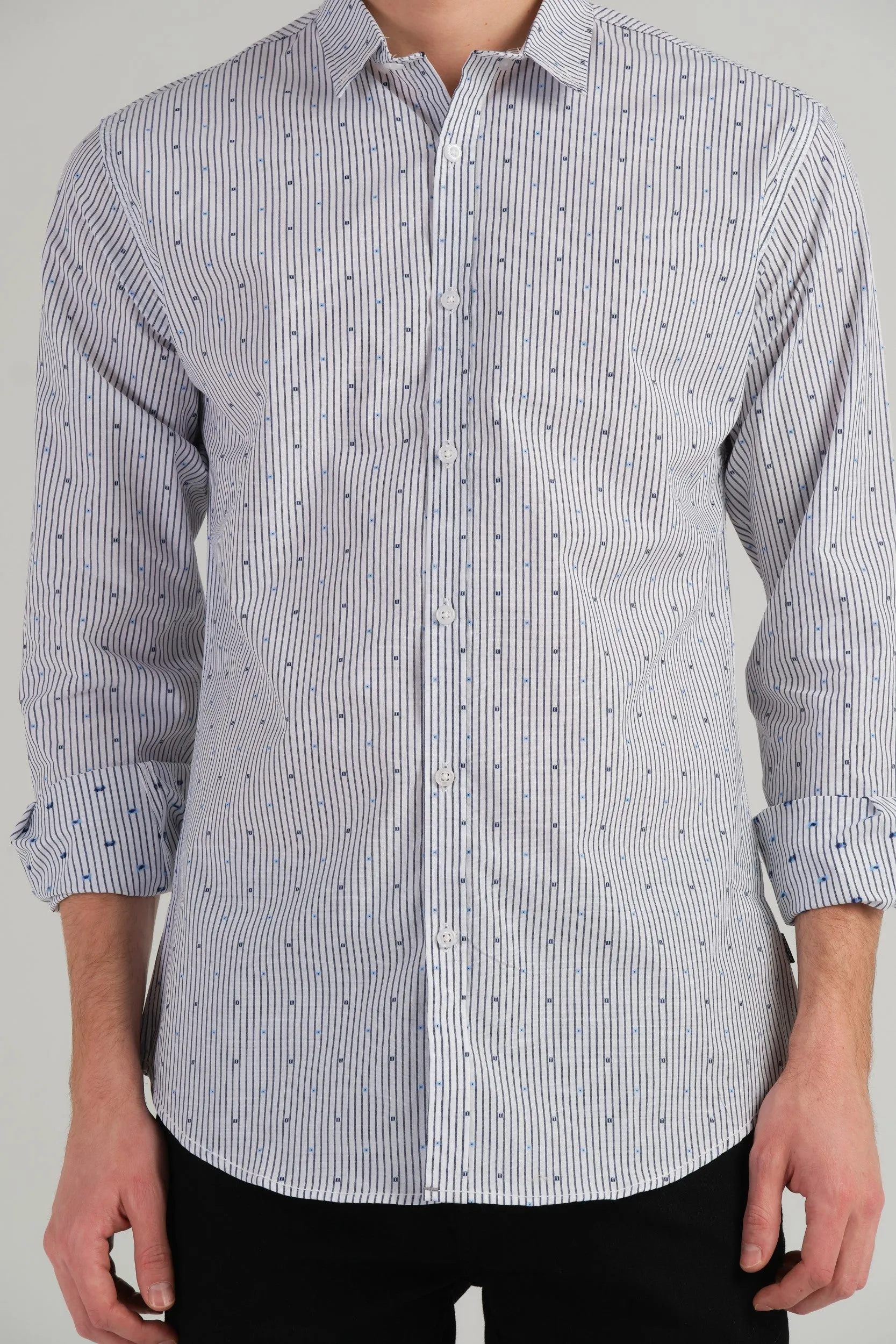 STRIPE SLIM FIT SHIRT