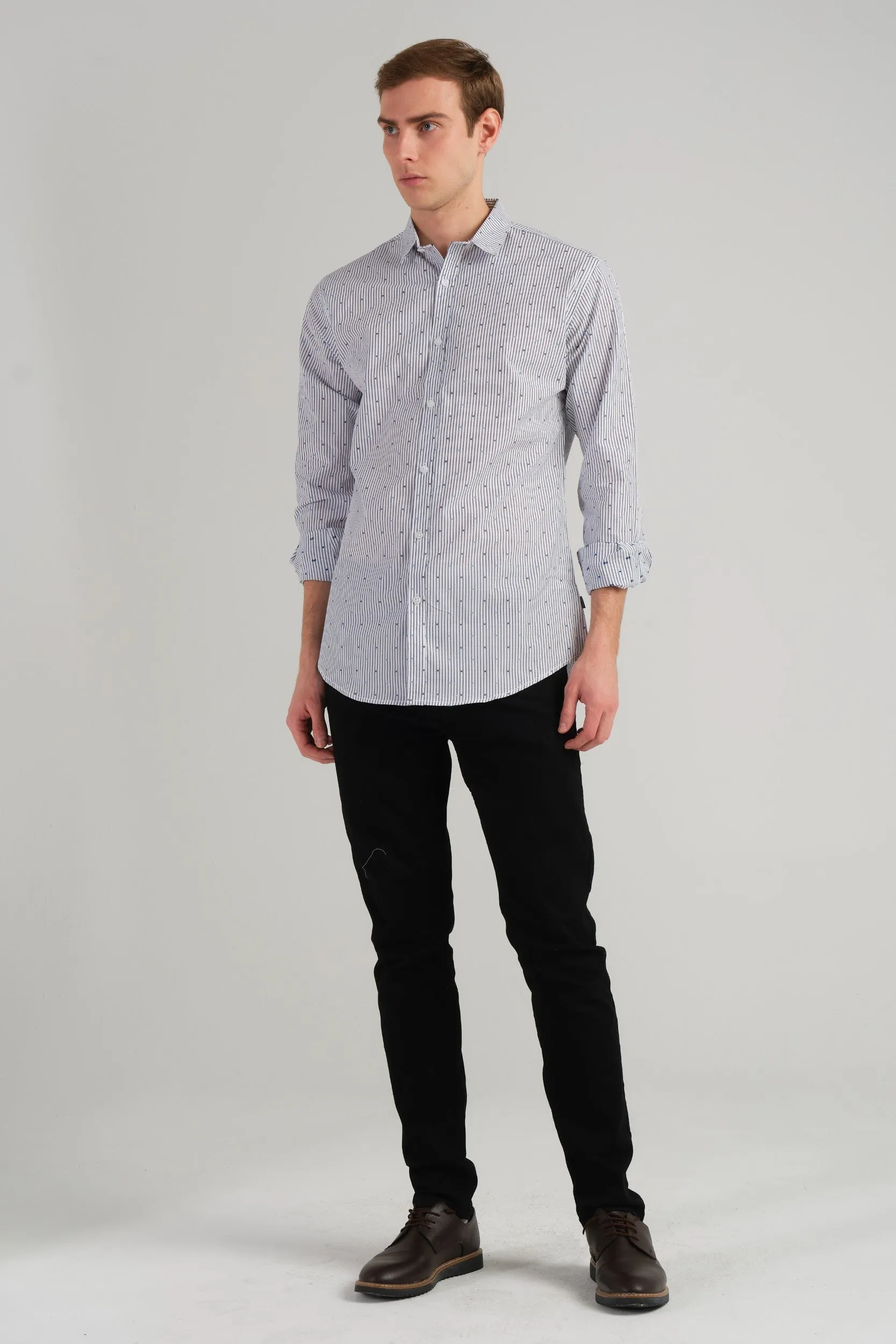 STRIPE SLIM FIT SHIRT