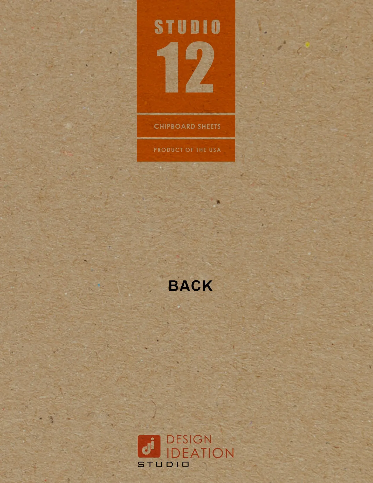 Studio 12 Chipboard Sheets. 8.5" x 11". WHITE. STANDARD .022"