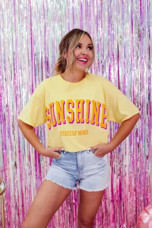 Sunshine State Of Mind Graphic Tee - Yellow
