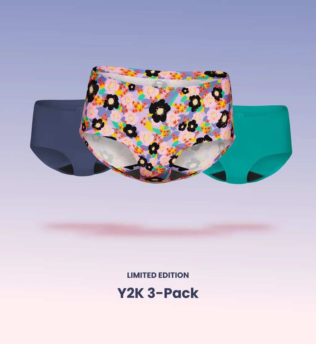 Super Leakproof® No-Show Underwear Boyshort 3-Pack
