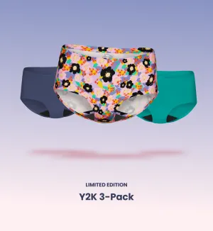 Super Leakproof® No-Show Underwear Boyshort 3-Pack