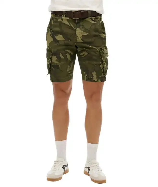Superdry Mens Core Cargo Shorts Outline Camo