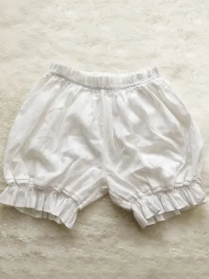 Sweet Lolita Bloomers Jacquard Loose White Lolita Pant