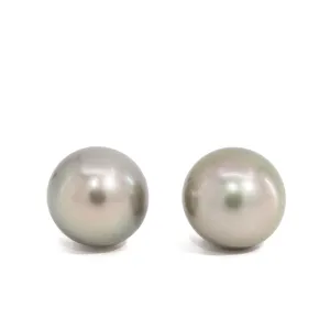 Tahitian Black Sea Pearl 14.67 Carat Pair