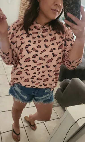 Tan Leopard Top