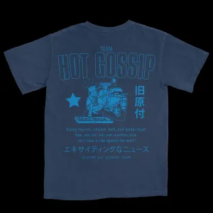 TEAM HOT GOSSIP SCOOTER SHIRT - NAVY / BLUE
