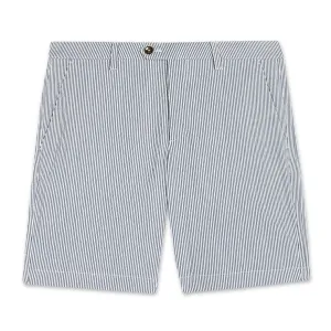 Ted Baker - SERUM Striped Shorts in White & Blue