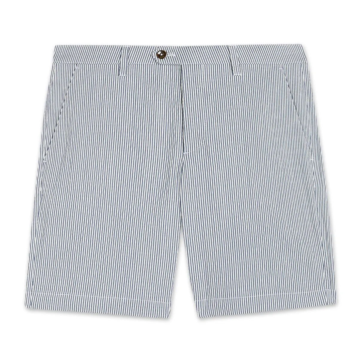 Ted Baker - SERUM Striped Shorts in White & Blue