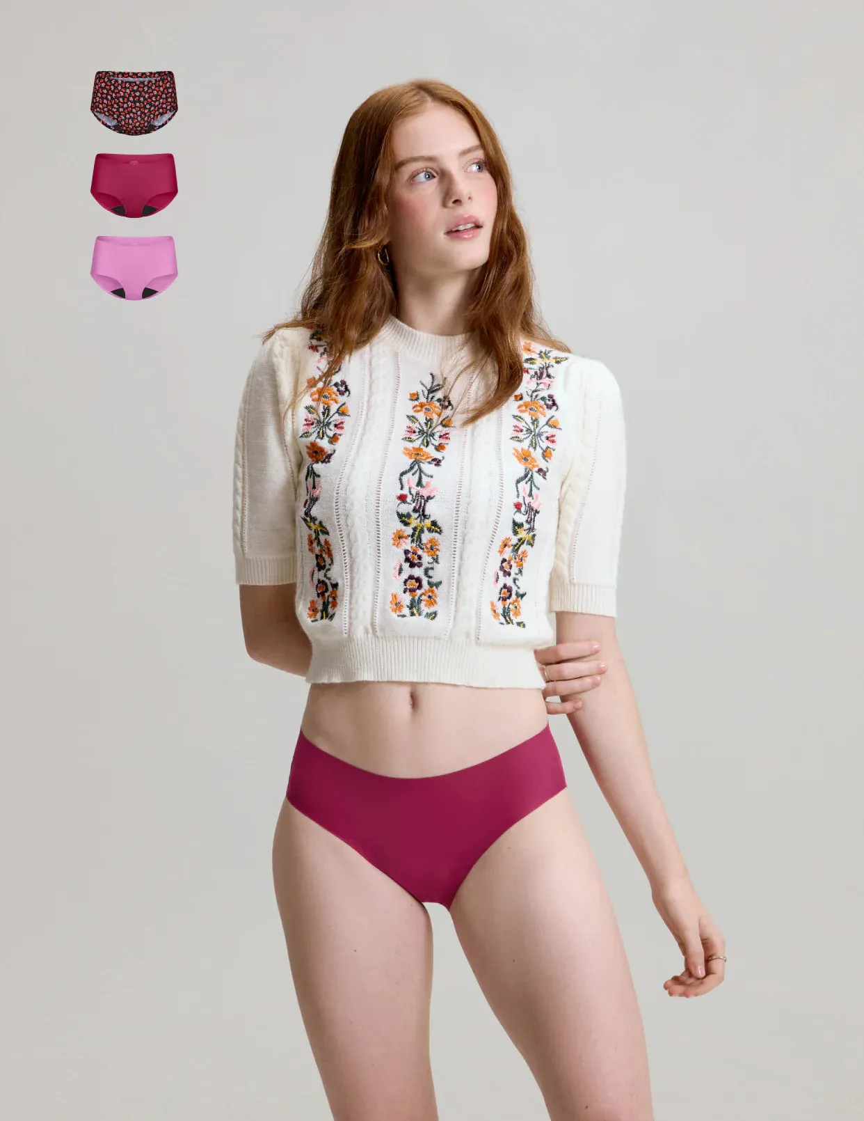Teen Light Leakproof No-Show Boyshort 3-Pack