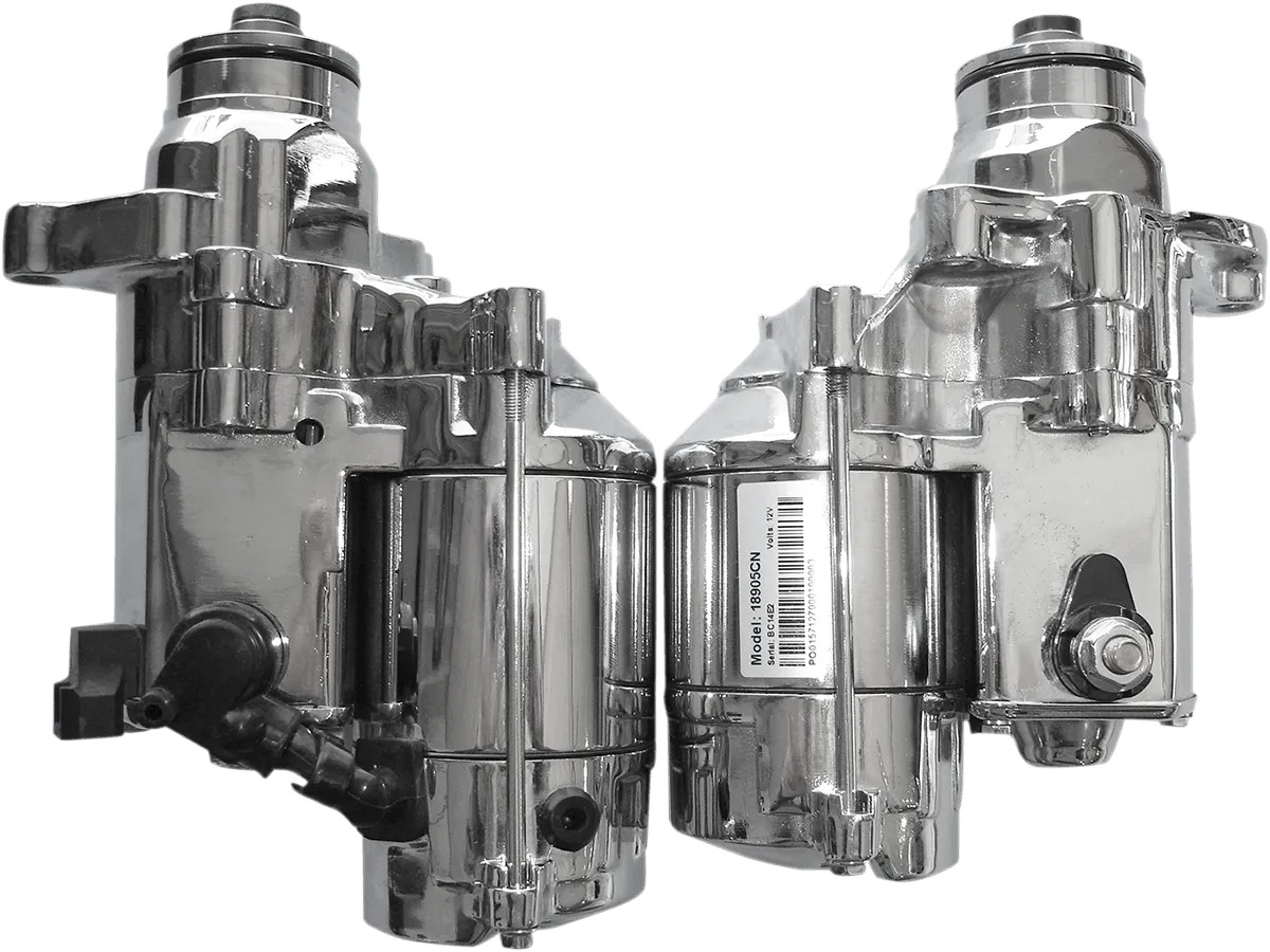 Terry Components 776017 Slugger 1.8kw High-Torque Starter Motor - Chrome