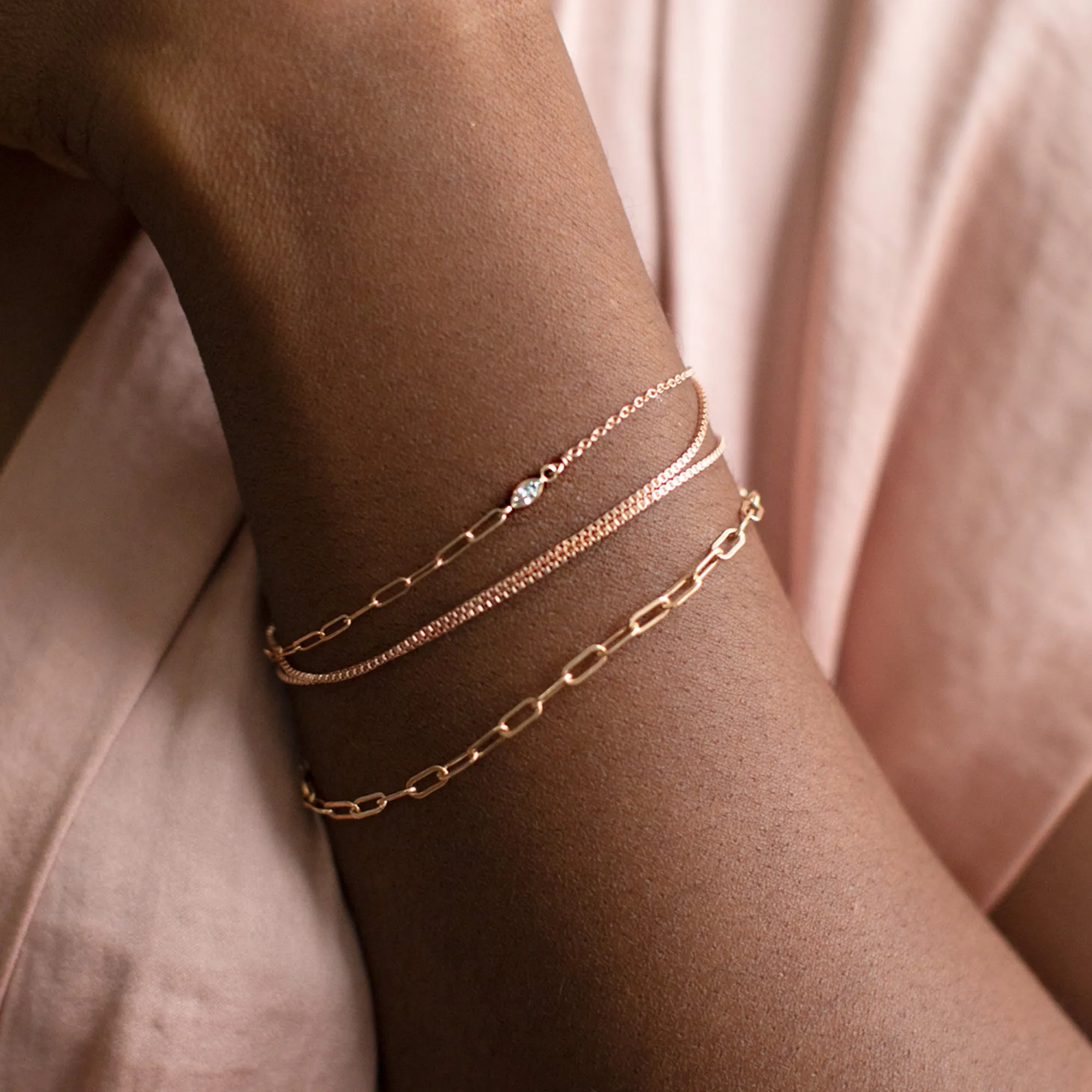 The 4-in-1 Cable Chain Bracelet | Gold Filled