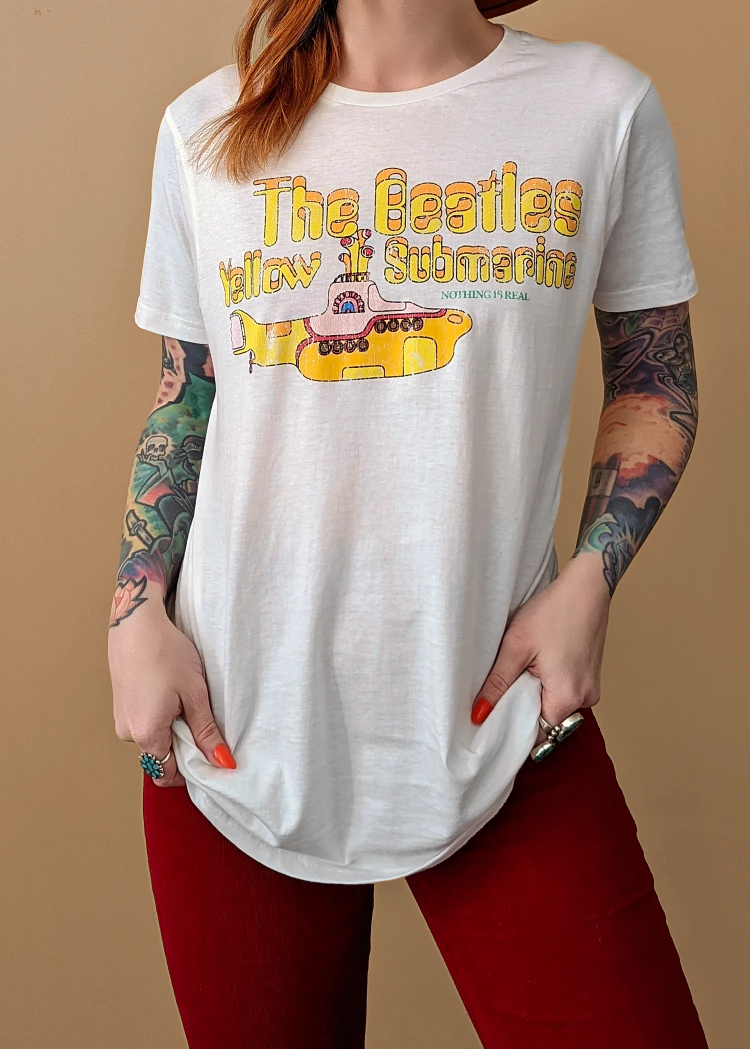 The Beatles Yellow Submarine Oversized Tee