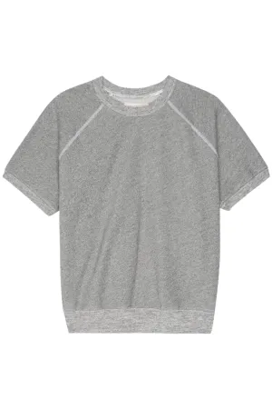 The Short Sleeve Sweatshirt | Varsity Grey