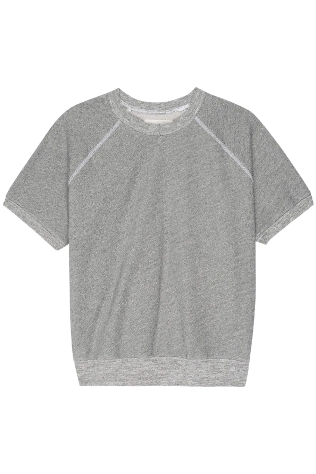 The Short Sleeve Sweatshirt | Varsity Grey