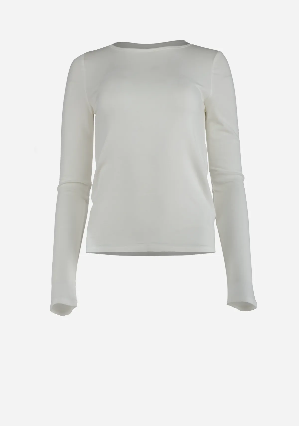 The Soft Long Sleeve Top Off White