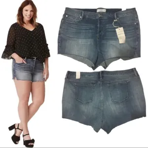TORRID BROOKLYN Skinny High Rise Vintage Stretch Denim Jeans Shorts 20