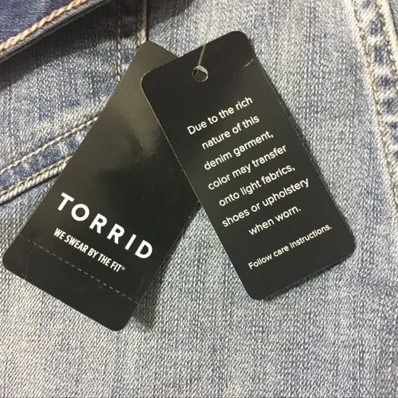 TORRID BROOKLYN Skinny High Rise Vintage Stretch Denim Jeans Shorts 20