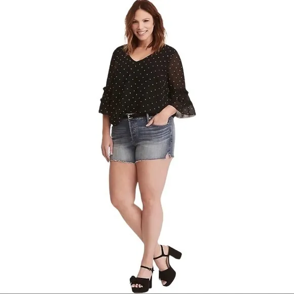 TORRID BROOKLYN Skinny High Rise Vintage Stretch Denim Jeans Shorts 20