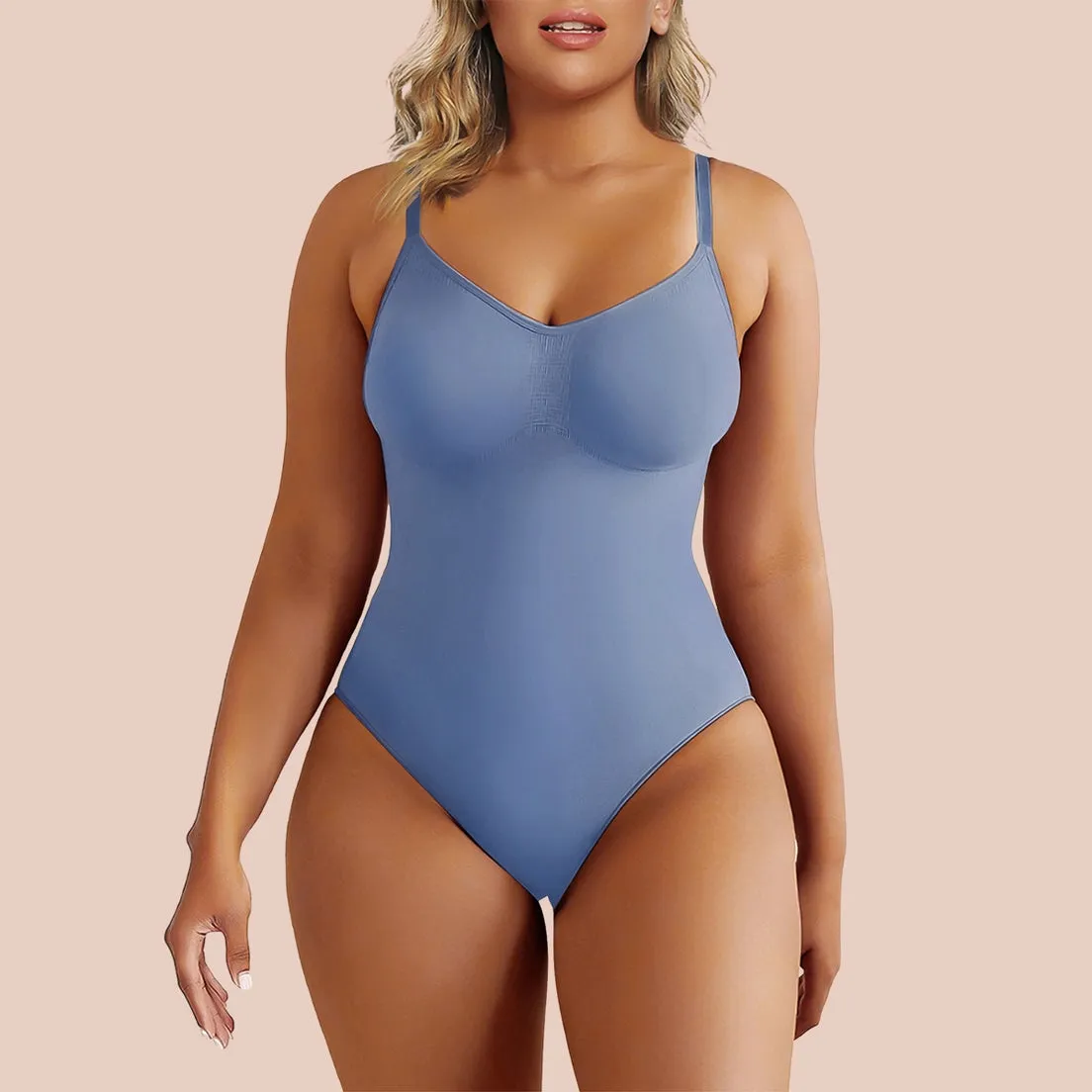 Tummy Control Shapewear Seamless Thong Bodysuit {SHAPERX}
