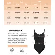 Tummy Control Shapewear Seamless Thong Bodysuit {SHAPERX}