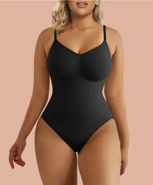 Tummy Control Shapewear Seamless Thong Bodysuit {SHAPERX}