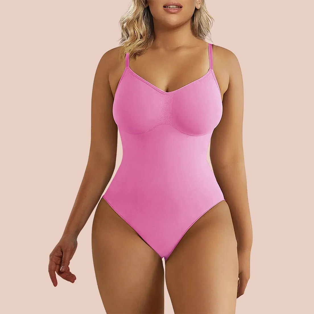 Tummy Control Shapewear Seamless Thong Bodysuit {SHAPERX}