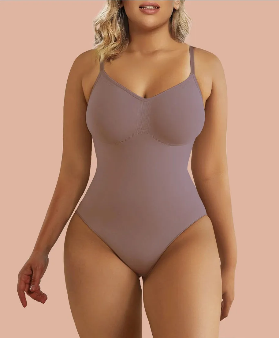 Tummy Control Shapewear Seamless Thong Bodysuit {SHAPERX}