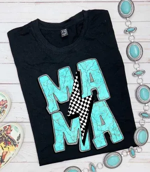 Turquoise Mama Oversized Tshirt