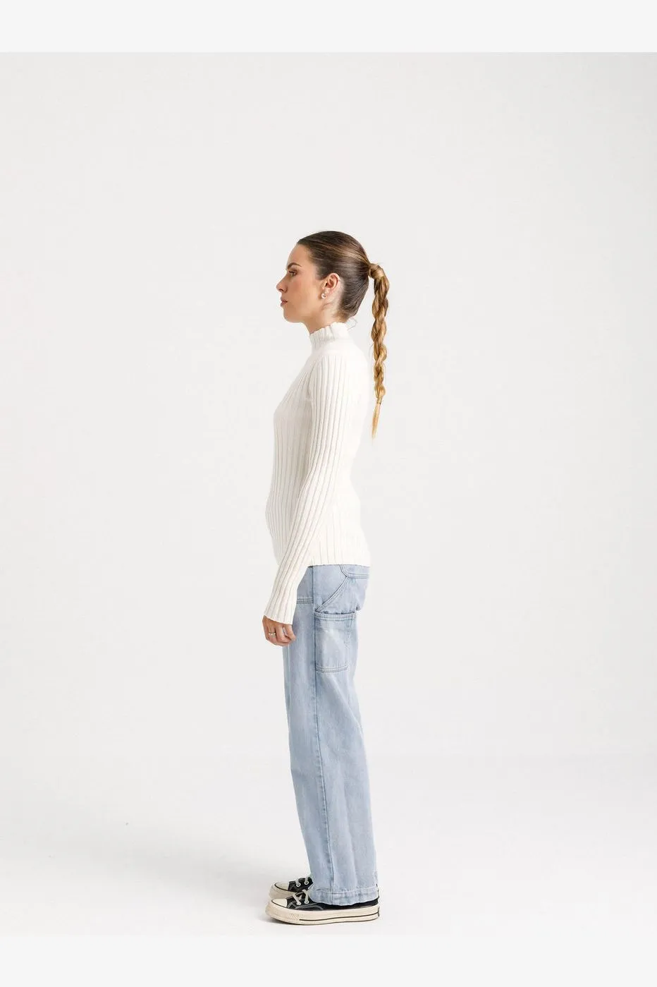 TURTLE NECK - WHIPPED CREAM