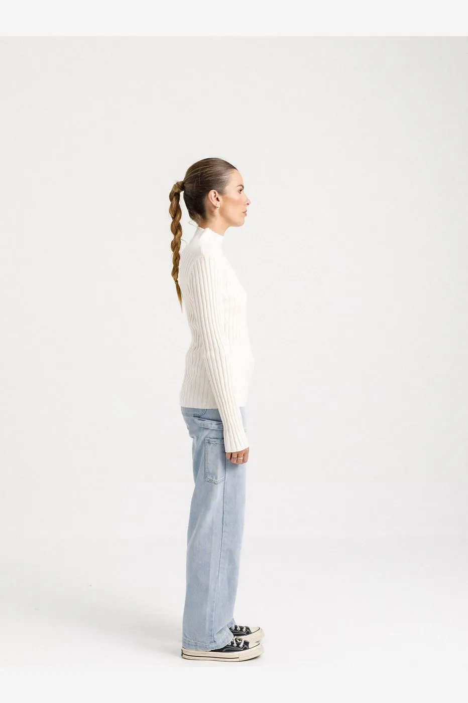 TURTLE NECK - WHIPPED CREAM