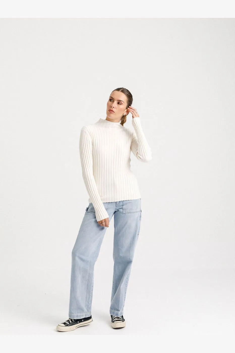 TURTLE NECK - WHIPPED CREAM