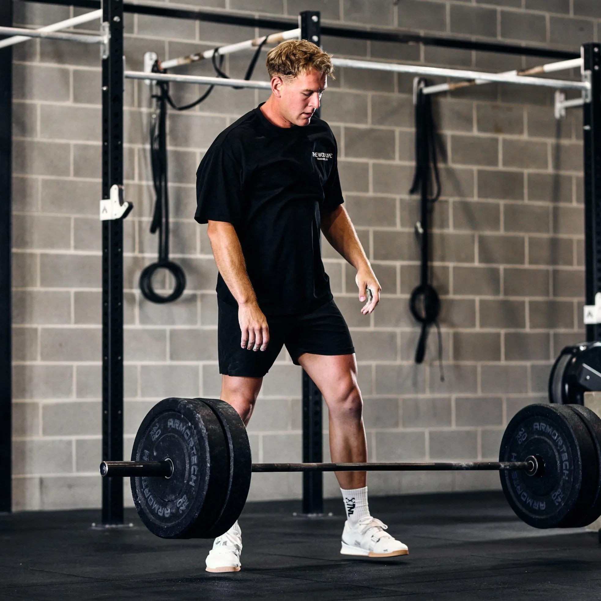 TWL - LIFESTYLE OVERSIZED T-SHIRT - TRAINING CLUB - BLACK/WHITE