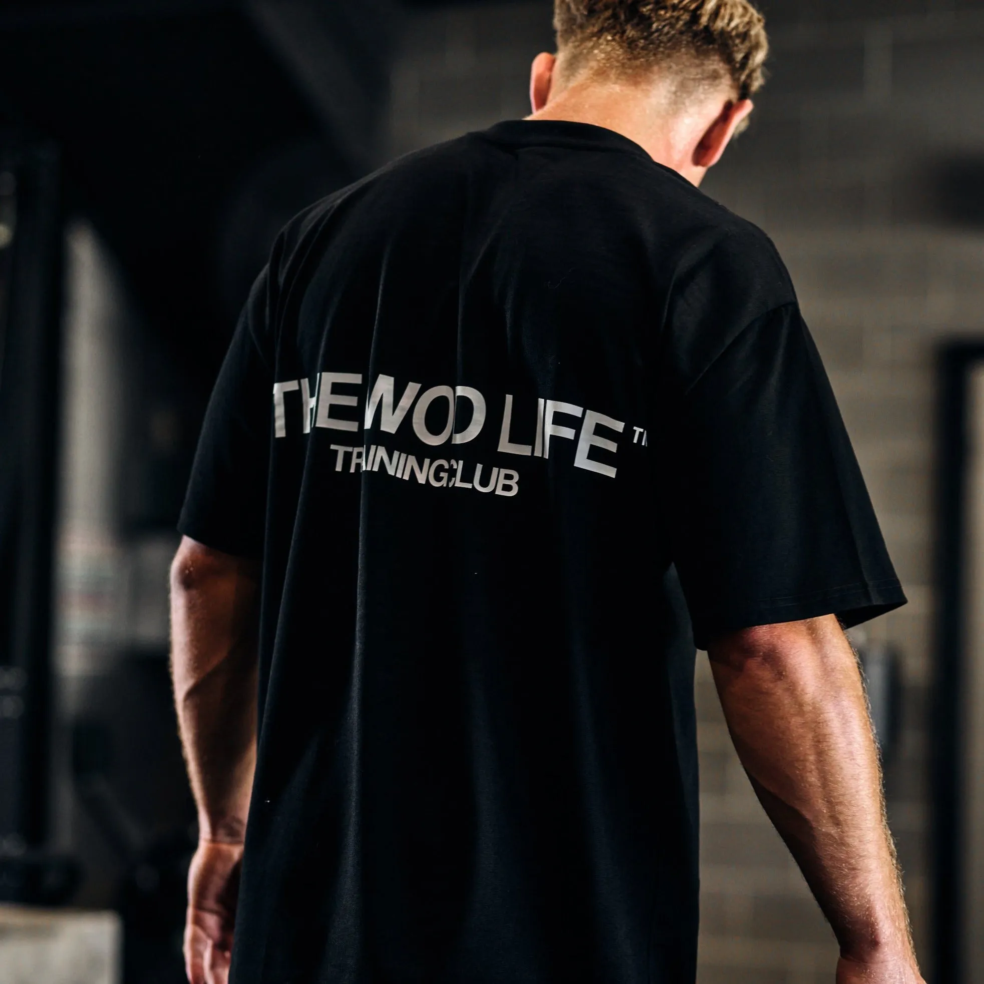 TWL - LIFESTYLE OVERSIZED T-SHIRT - TRAINING CLUB - BLACK/WHITE