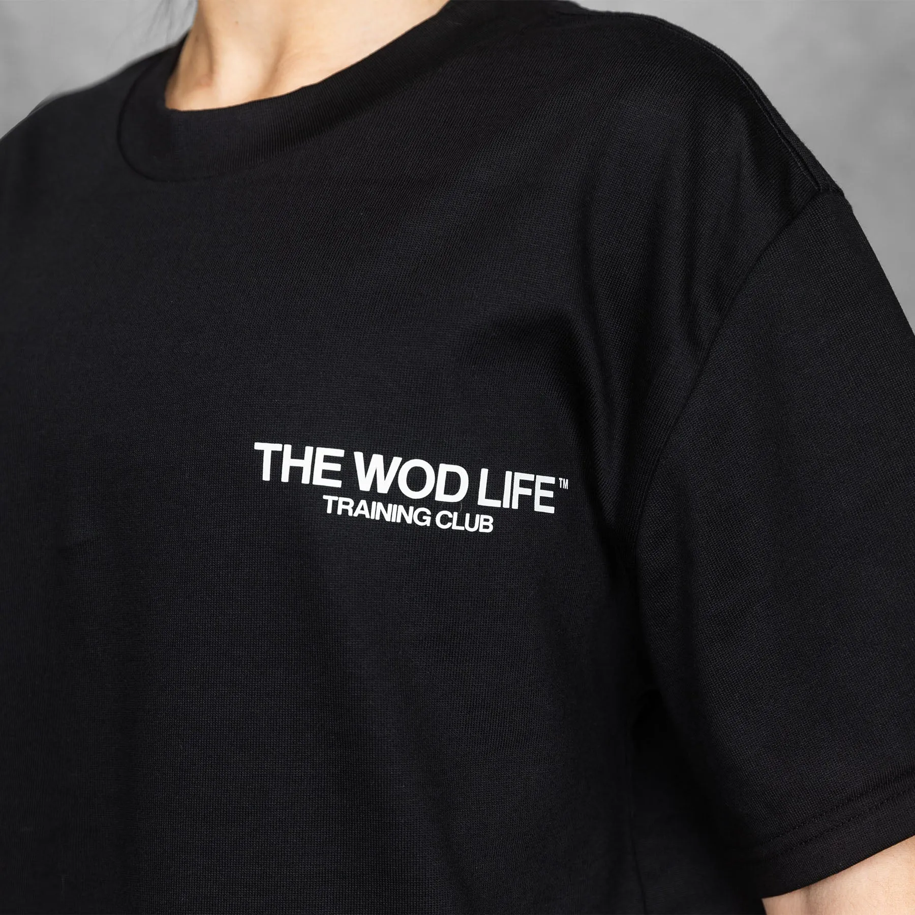 TWL - LIFESTYLE OVERSIZED T-SHIRT - TRAINING CLUB - BLACK/WHITE