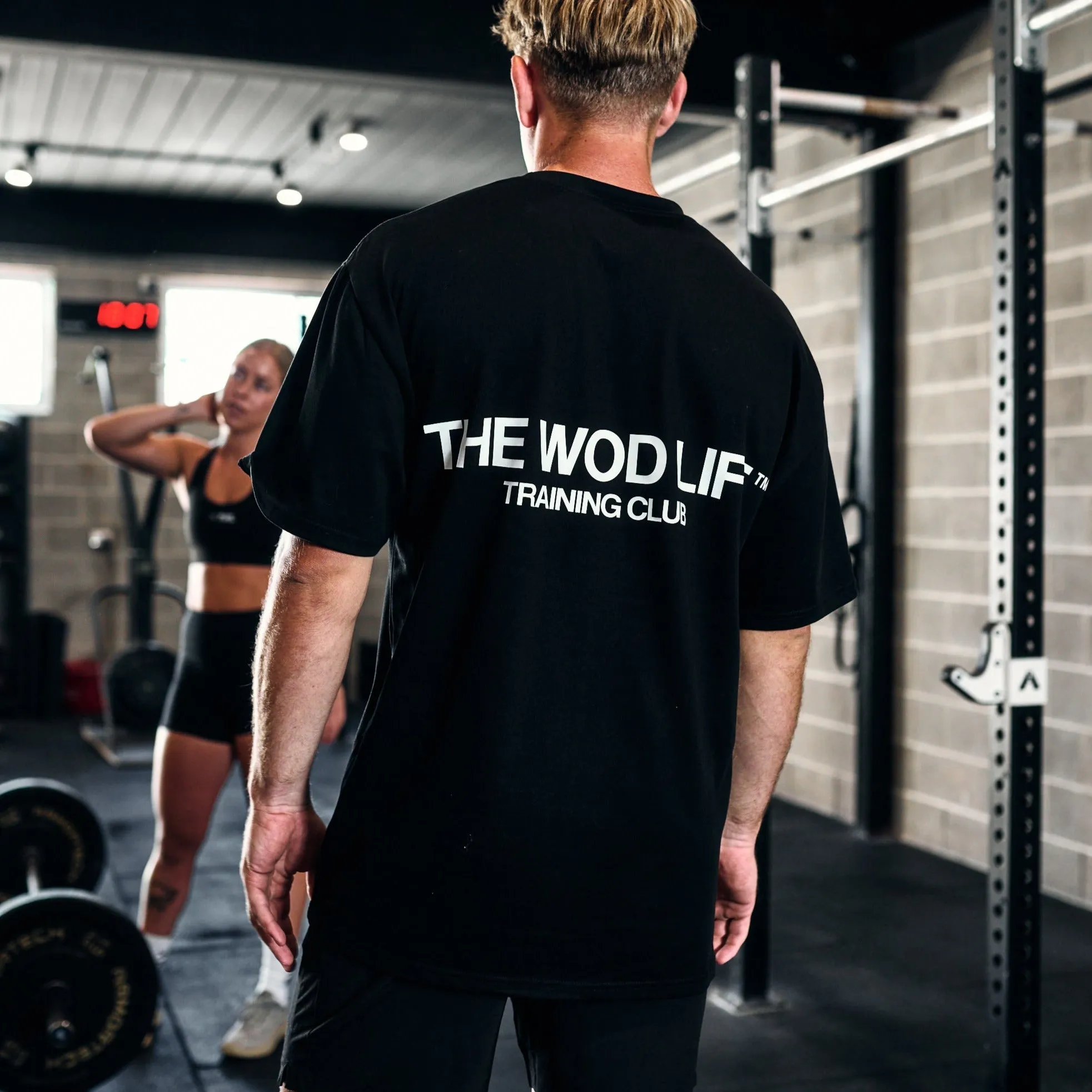 TWL - LIFESTYLE OVERSIZED T-SHIRT - TRAINING CLUB - BLACK/WHITE