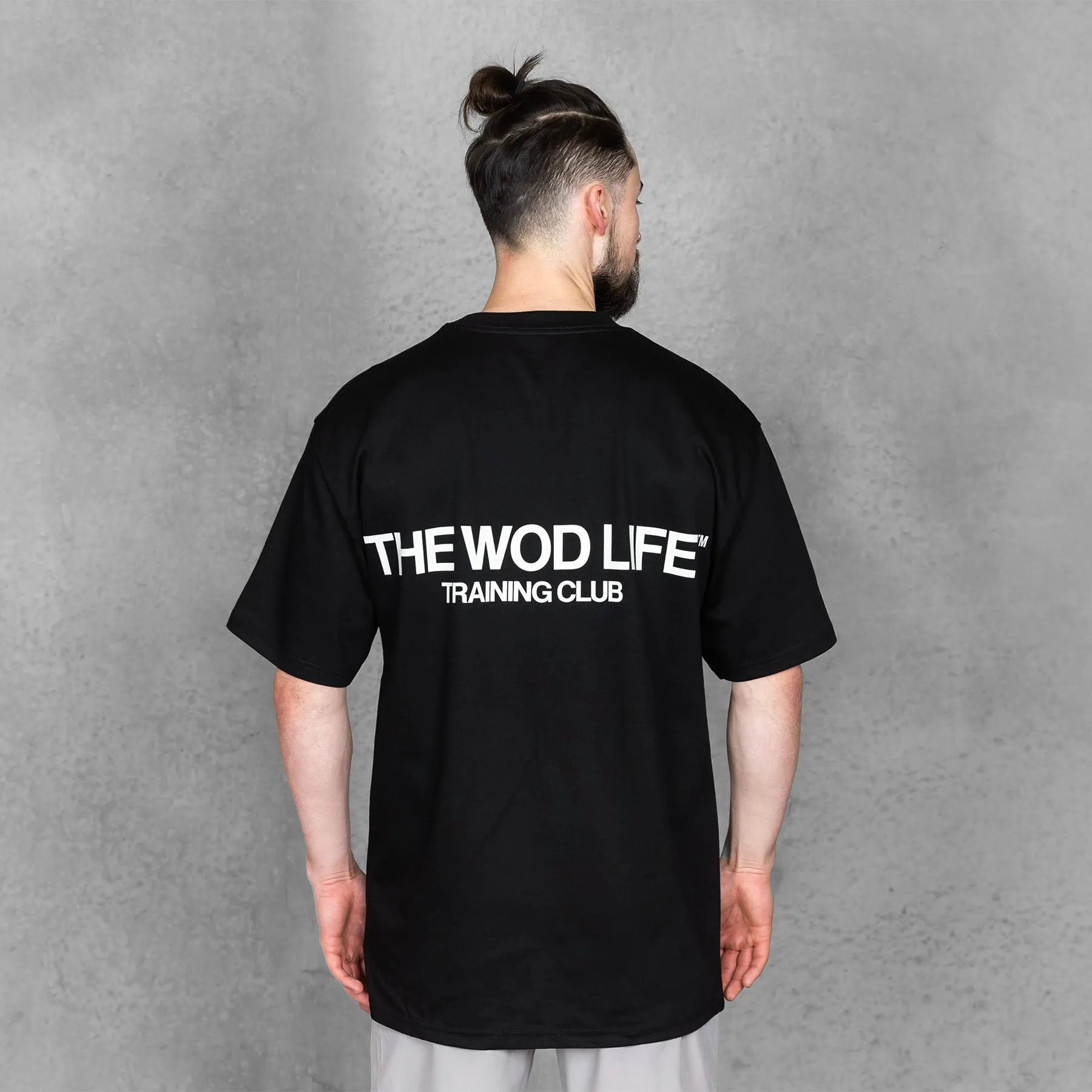 TWL - LIFESTYLE OVERSIZED T-SHIRT - TRAINING CLUB - BLACK/WHITE