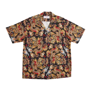 [UNISEX] TOMAS TOMAS X LOCO MOSQUITO 108 DRAGONS BLACK SHORT SLEEVE SHIRT