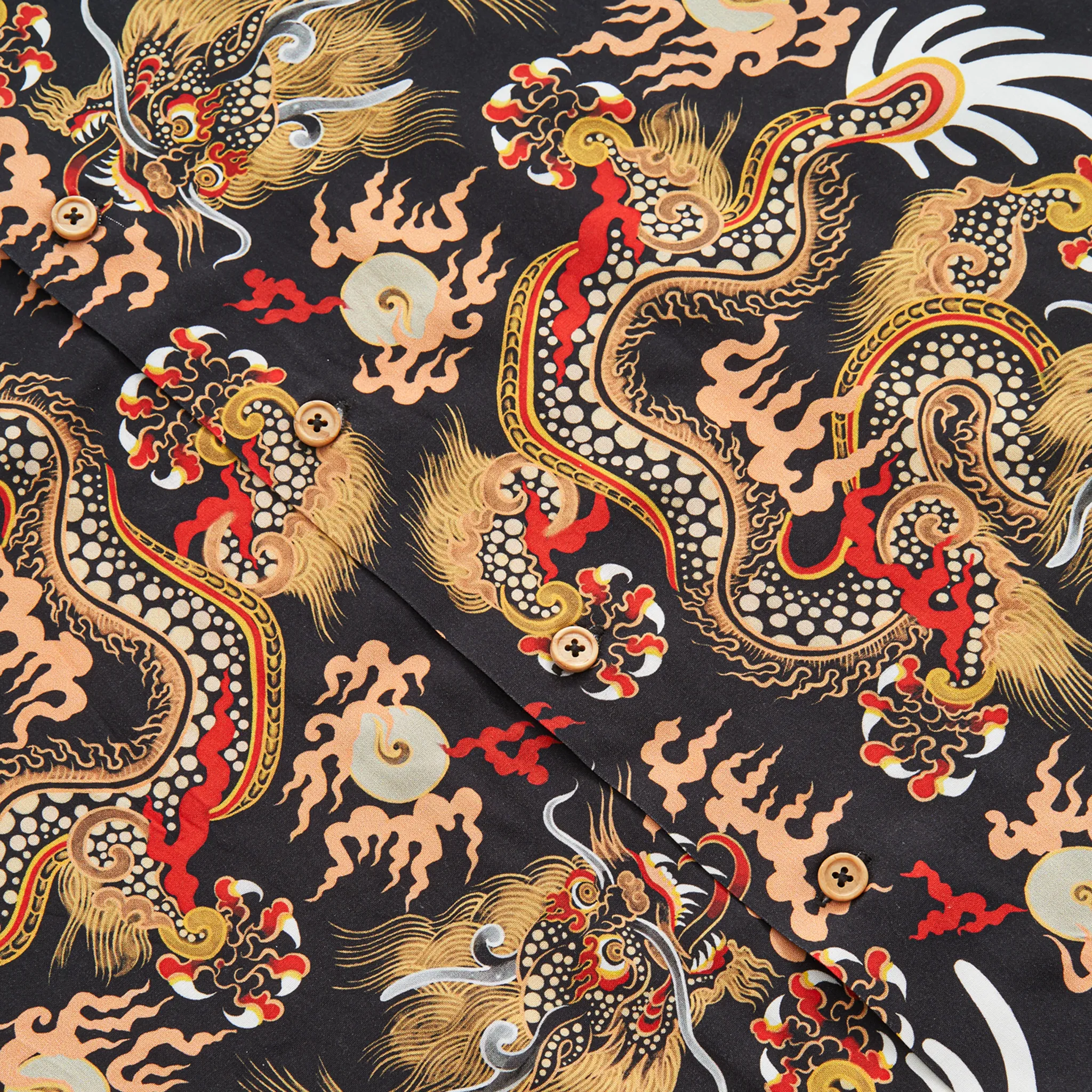 [UNISEX] TOMAS TOMAS X LOCO MOSQUITO 108 DRAGONS BLACK SHORT SLEEVE SHIRT